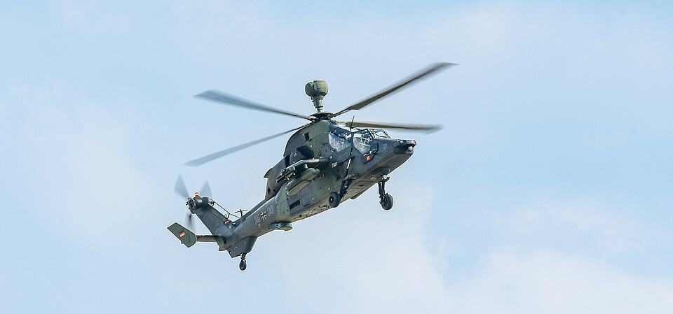 Bundeswehr Helicopter at ILA 2024 in Berlin