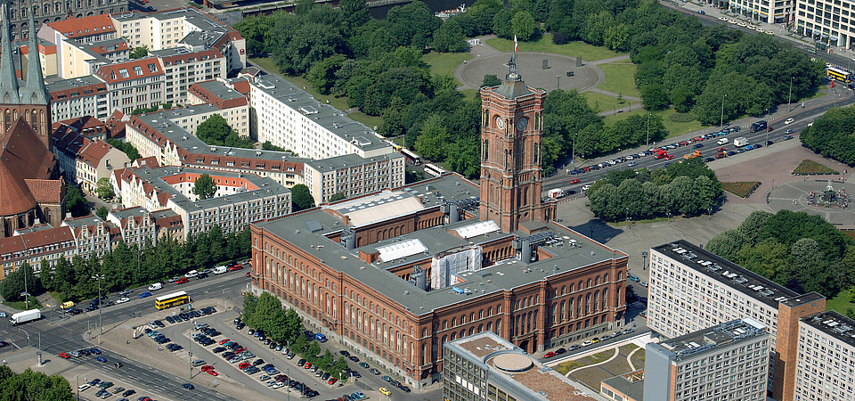 The Rotes Rathaus, seat of the Berlin state government