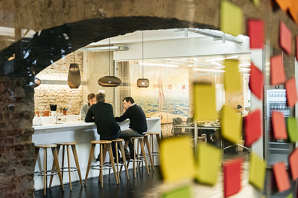 Community Space on the Ground Floor at Factory Berlin