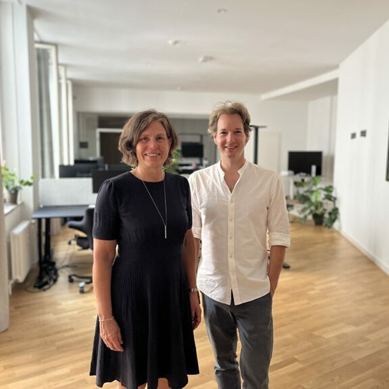 bcause founders Nicole Weyde and Felix Oldenburg