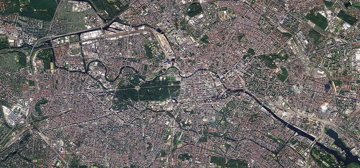 Berlin, Photo, Satellite, City, Space