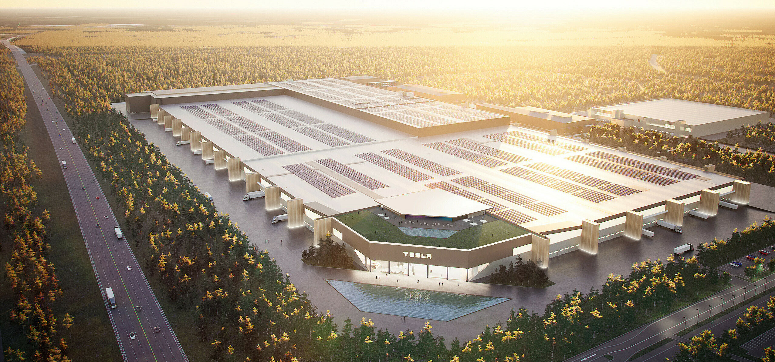 Tesla’s fourth production plant is set to be the most modern automobile factory in the world.