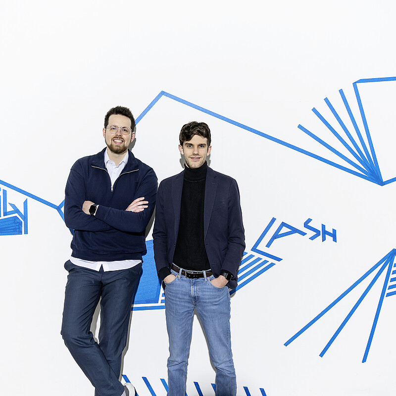 Vincent Audoire and Rob Schumacher, founders of Feather