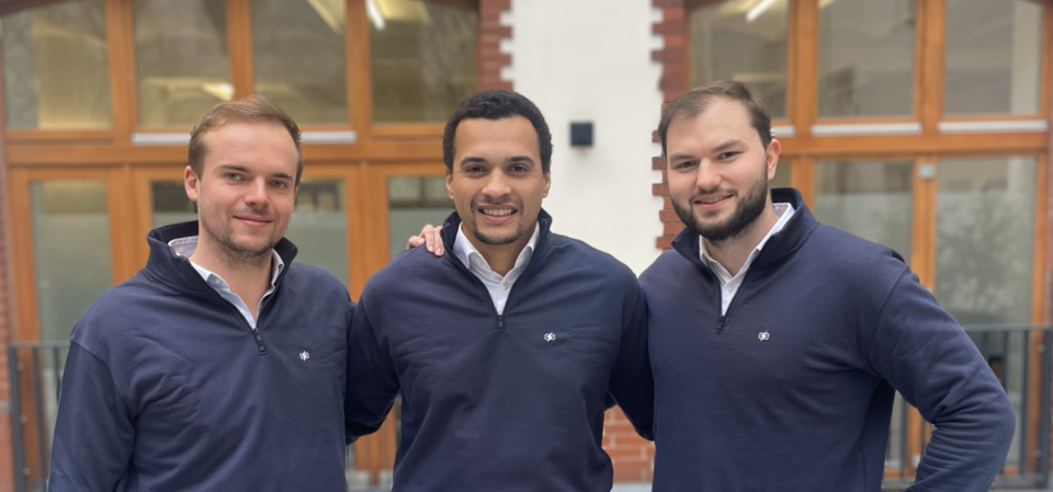 The founders of Scale Energy: Nikolas Fendel, Elias Aruna, and Christoph Kössler 