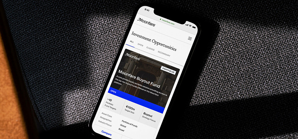 Berlin-based international platform for investing in private equity funds Moonfare successfully concludes Series C round with $130M.