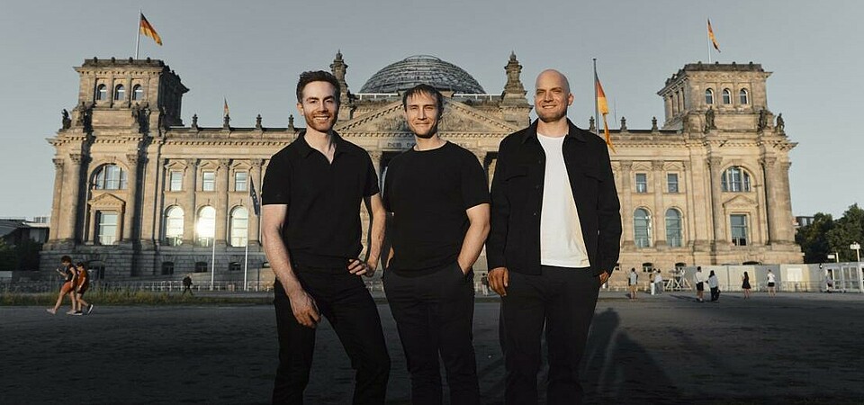 Forgent's founders: Dr. Timo Kuschma, Dr. Leonard Wossnig, and Erik Heinelt