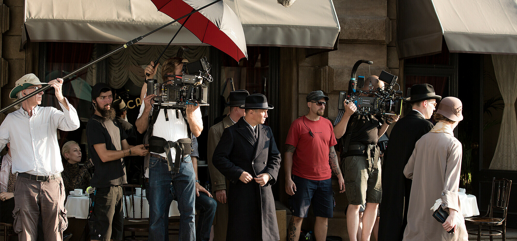 A scene from Babylon Berlin shot on location in Berlin.