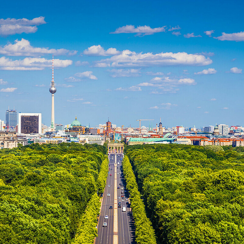 Berlin Mitte - View Tiegarten