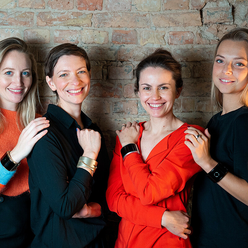 Laemon co-founders Daria Stepanova, Susana Gomez, Olya Plisko, and Vanessa Rexin.